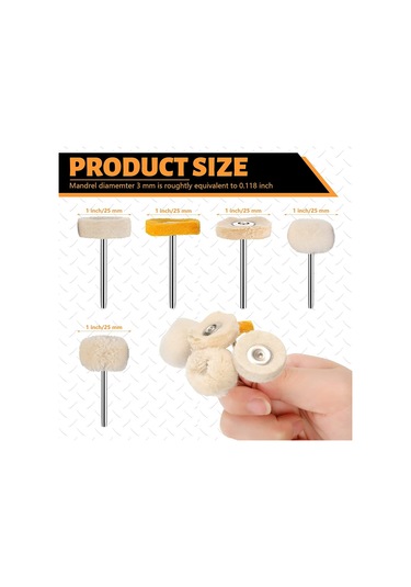 Samdoo 58 Parça Mini Polisaj Seti - Saat Ve Takılar İçin Yüksek Performanslı Parlatma Aleti