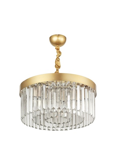 Desina 40'lık Kristal Taşlı Lüks Avize - Sarı-yaldız Sarı Yaldız