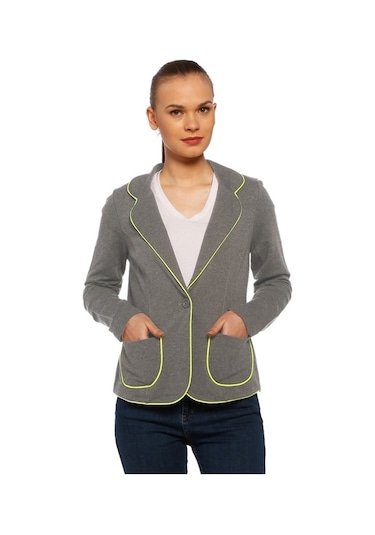 Bulalgiy Kadın Gri Blazer Ceket - Bga004890