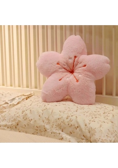 Zyzqstore Sakura Yastık Şekli Peluş Yastık, Yatak Odası Oturma Odası Ev Açık Pembe Açık Pembe
