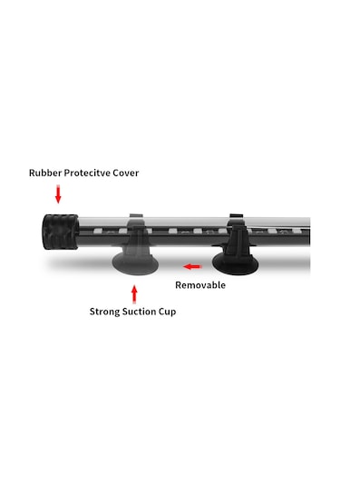 Lemestar Akvaryum Işığı Kumandalı 16 Renk 4 Flaş Modlu Su Üstü/altı Led Işık Su Bitkileri İçin Yeni Nesil Szd-q40rm Avrupa Standartı Çok Renkli