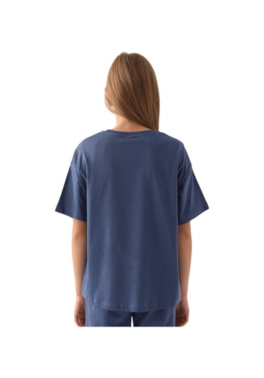 Kappa Kız Çocuk Lacivert T-shirt 341x14w Mavi
