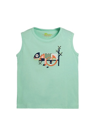 Bad Bear Çocuk Atlet 25.06.07.018-c137 Yeşil