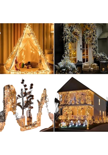 Gün Işığı 10 Metre Led Işık Şerit Led Süsleme Parti Malzemesi Çok Renkli