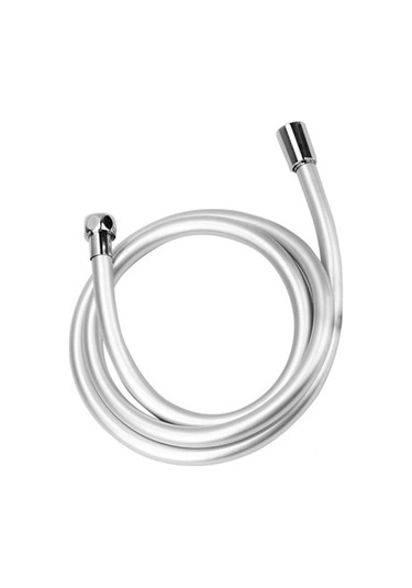 Banyo Duş Hortumu Yüksek Kalite Pvc Kopmaz 150 Cm Duş Hortumu Beyaz Krom Diğer