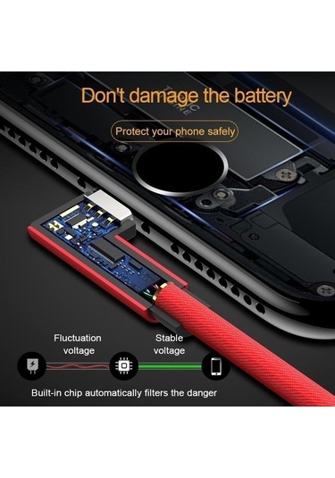 Siyah Naylon Örgü 90 Derece 2.4a Hızlı Şarj Kablosu Android Tip C Usb Veri Kablosu İos Uy Samsung Huawei Xiaomi Cep Kablo 56551913