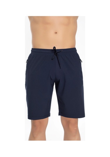 Crozwise Spor Lycra Erkek Şort Lacivert 3204 Lacivert