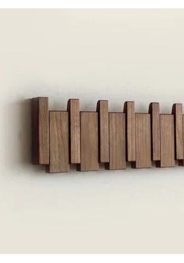 Duvar Tipi Modern Ahşap Portmanto Askılık