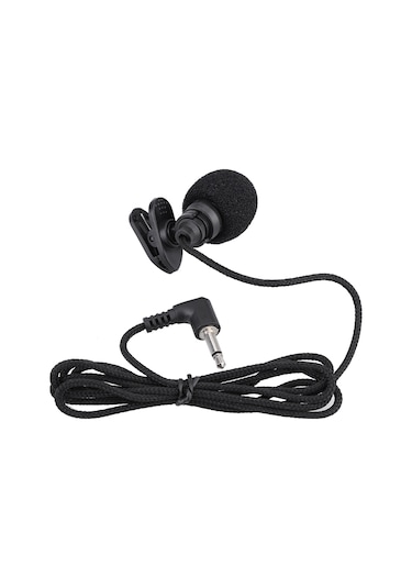 Ruicoo Kollu Kondenser Mikrofon Omni Yönlü, 3.5mm Bağlantı, 108cm Kablolu, Rüzgar Filtresiyle, Ders, Tur Rehberliği İçin