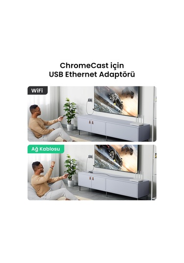 Ugreen Usb-a To Ethernet Rj45 Adaptör, 30985