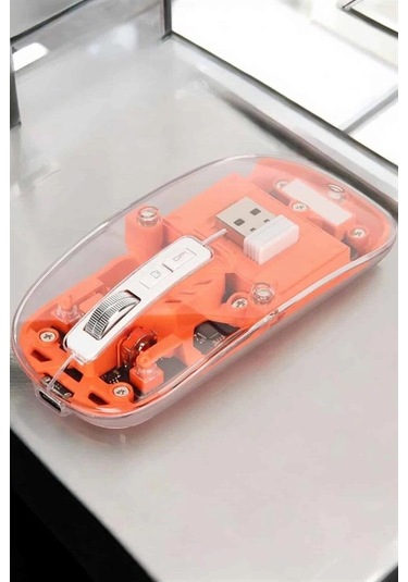 Kablosuz Mouse Fare 5.0 Bluetooth Bağlantılı Usb Girişli Najmaddin