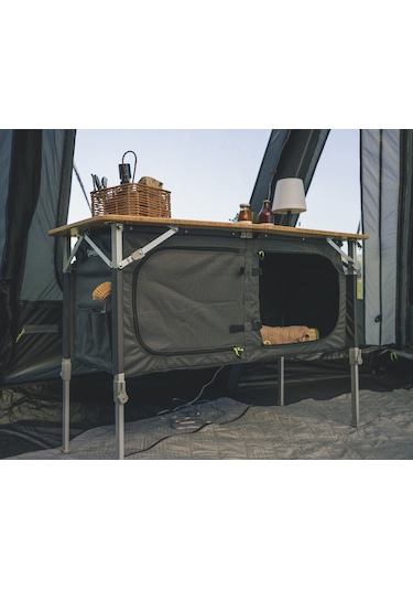 Outwell Padres Double Kitchen Table Portatif Kamp Mutfağı Çok Renkli