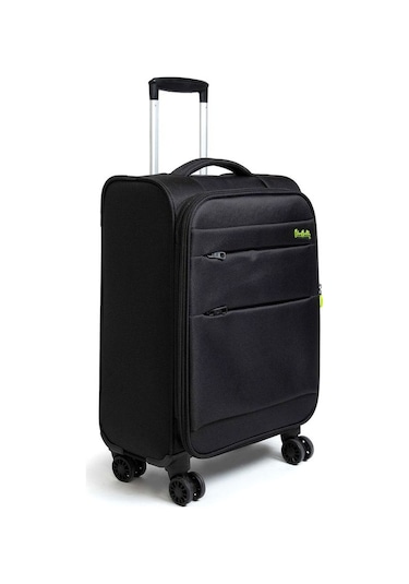 Pierre Cardin Ultra Light Siyah Kumaş Unisex Orta Boy Valiz 04p 001