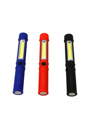 Çok Amaçlı Mıknatıslı Pilli El Feneri Watton  Wt-1905 Kırmızı