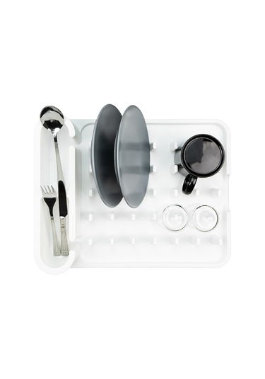 Büyük Boy Tasarım Bulaşıklık - Beyaz Beyaz