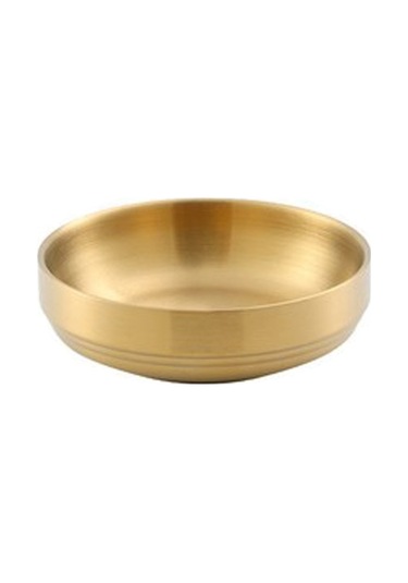 Sones 304 Paslanmaz Çelik Sos Kabı Mutfak Izgara Baharat Kabı Çatal Bıçak Takımı, Model: 13cm Altın