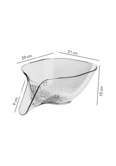 Periboia Tezgah Yanı Akrilik Mutfak Lavabo Süzgeci Çok Fonksiyonl Karışık Renkli