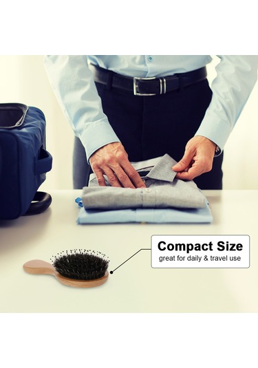 Cbtx Profesyonel Anti-Statik Ahşap Saç Masaj Fırçası