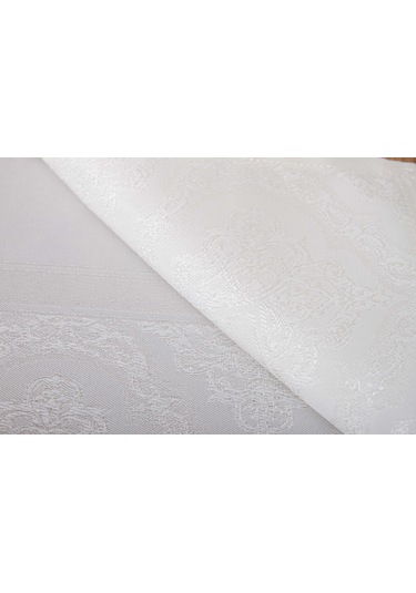 Finezza Roma Jakar Polyester Kumaş KremAmerikan Servis 34x46 cm Krem 4 Ad-1385 Krem