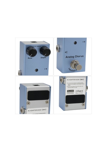 Xindoker Irın Analog Chorus Gitar Efekt Pedalı - Hava Mavisi Ses Efekti Cihazı