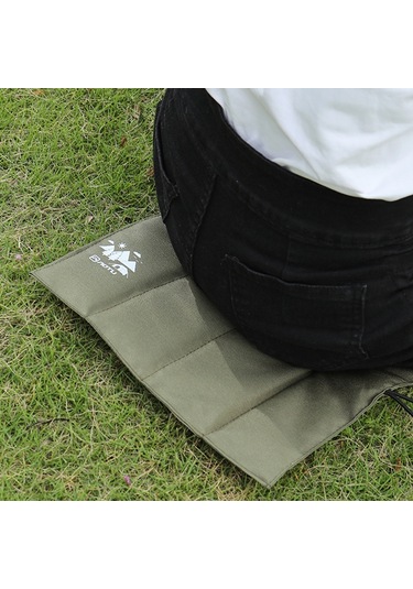 Aotu Taşınabilir Nem Geçirmez Koltuk Mat Oxford Kumaş + Epe Açık Kamp Piknik Oturma Pedi Haki