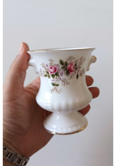 Nurantik Lavender Rose Antika Vazo 9 Cm Pembe
