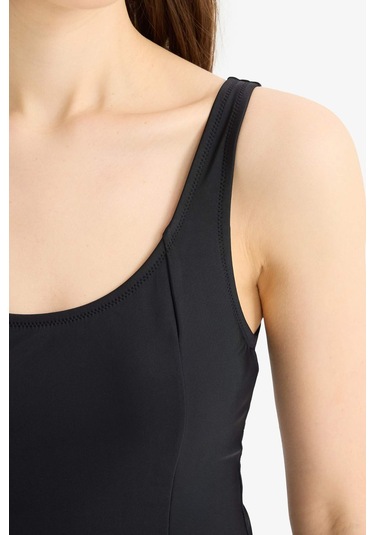 Defacto Regular Fit Etekli Mayo-fall İn Love X7909az25smbk81 Siyah