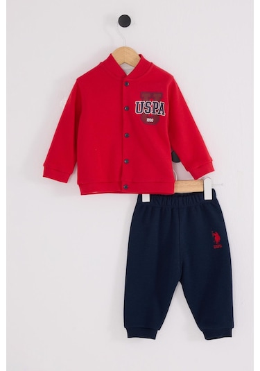 U.s. Polo Assn. Erkek Bebek 3'lü Takım Kırmızı-1689 Kırmızı