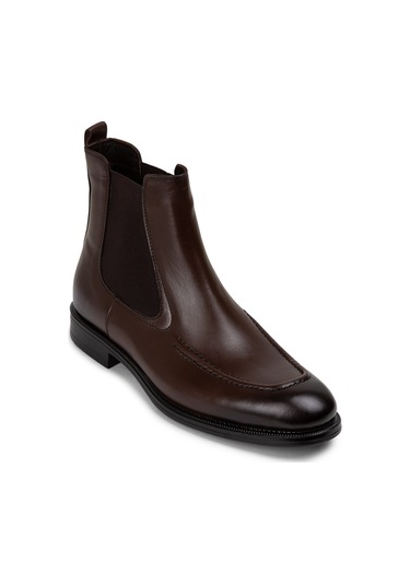 Deery Hakiki Deri Kahverengi Erkek Chelsea Bot - 01953mkhvc01