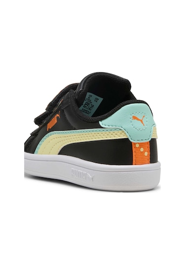 Puma Smash 3.0 Playdate Bebek Ayakkabısı 402828 02 Siyah Puma Smash 3.0 Playdate Bebek Ayakkabısı 402828 02 Siyah