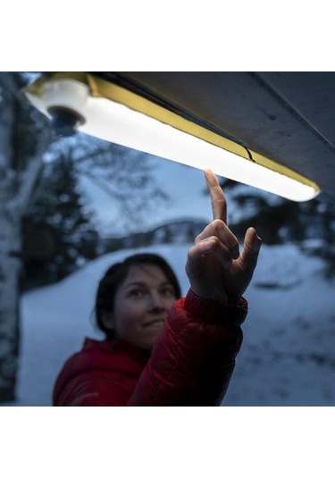 Yunboo Usb Şarjlı Pvc Enflasyonlu Katlanabilir Kamp Işığı, Parlaklık Ayarlanabilir, Mavi, L 65cm Çok Renkli