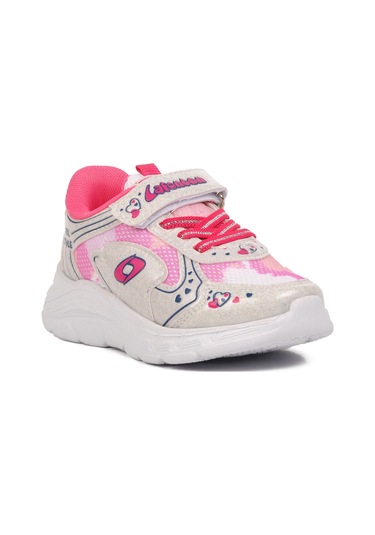 Beyaz-fuşya Kız Çocuk Spor Ayakkabı 732 P Beyaz-Fuşya