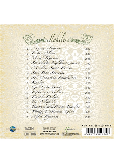 Burhan Çaçan - İlahiler Cd
