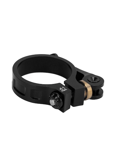 Ximistore9 Alüminyum Cnc Katlanabilir Bisiklet Oturma Borusu Klembi 41mm - 33.9mm Oturma Borusu İçin Siyah, Sağlam Kilitleme Ve Kolay Kurulum Siyah