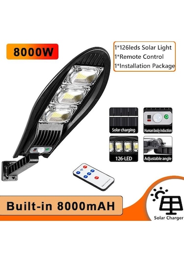 10000w 168led Yükseltilmiş Güneş Sokak Lambası Açık Su Geçirmez Led Bahçe Duvarı Ayarlanabi Solar Lamba Dahili Bahçe Ayd. 56671523