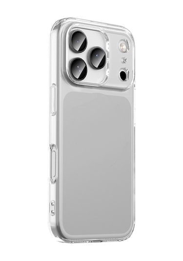 Thegencoo Apple, Uyumlu iPhone 17 Pro Kılıf Zore Süper Silikon Kapak - Şeffaf