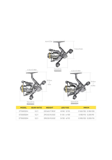 Xindoker Leofıshıng T Serisi St2500sdh İki Kollü Spinning Makinesi - Hassas Sürtünme Kontrolü Ve Sol-sağ Değiştirilebilir Kullanım