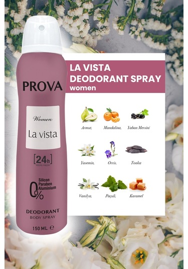 Prova La Vista Kadın Deodorant 6 x 150 ML