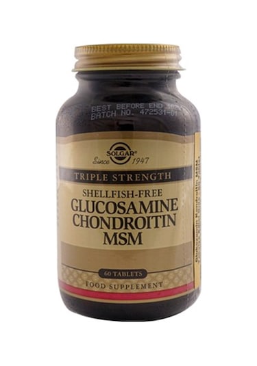 Solgar Glucosamine Chondrotin Msm 60 Tablet