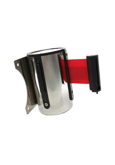 Suntek Stanchion Kuyruk Bariyer Duvara Monte 2m-kırmızı