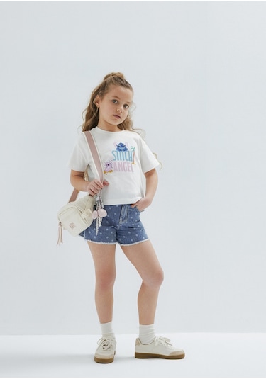 Mavi - Melora Polka Dot Mavi Jean Şort 7410655-a3339