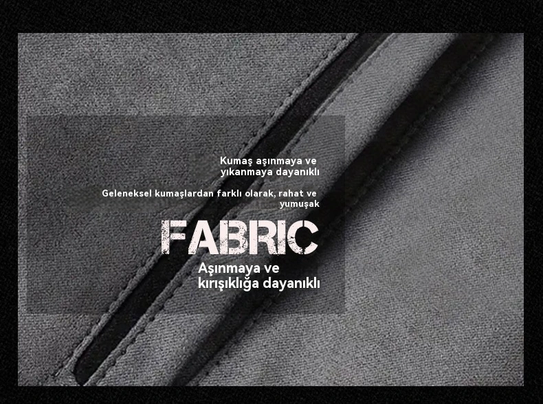 Kışlık Erkek Süet Ceket Yüksek Kaliteli Erkek Ceket Artı Kadife Kuzu Derisi Pamuklu Ceket Gri