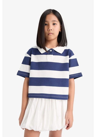 DeFacto Kız Çocuk Poplin Etek E2273A825SMWT34 Beyaz