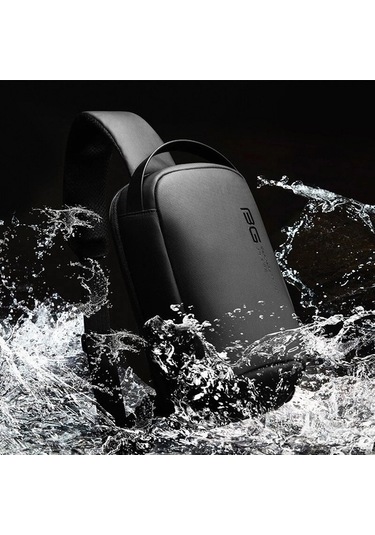 Prestigegoods Bange Çok Fonksiyonlu Omuz Çantası, Siyah, 31x18x11cm, 570g, Hafif, Dayanıklı, Geniş Kapasite, Hızlı Ayar Siyah