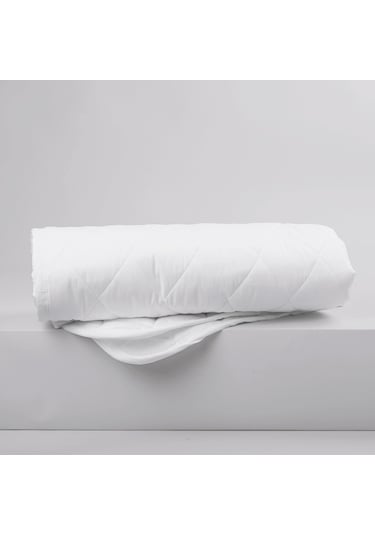 Dört Mevsim Kapitone Sıvı Geçirmez Alez % 100 Pamuklu Tüm Ebatlar Beyaz