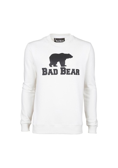 Bad Bear Erkek Sweatshirt Crewneck 200212011-Wht (492282184) Krem