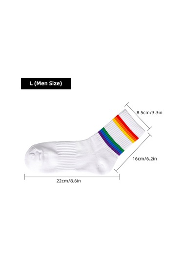 Folinda Erkek Tenis Çorapları Ağ Desenli - 25-28 Beden, Pamuklu, Nem Emici, Spandex İçerikli Beyaz