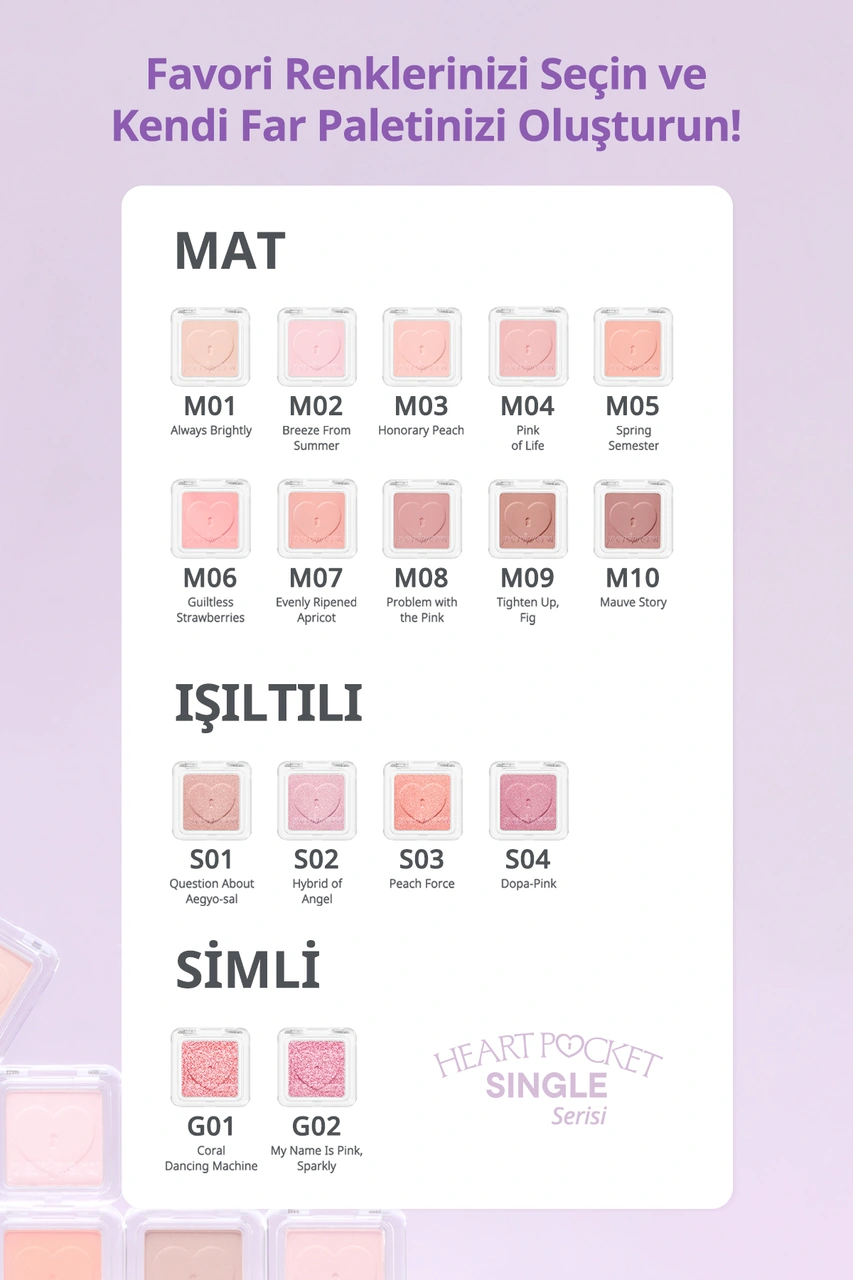 Peripera Heart Pocket Single Custom Case 0