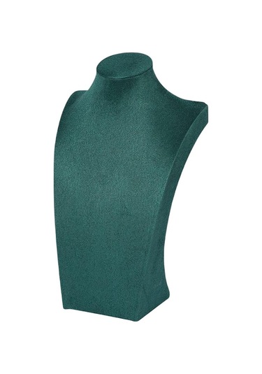 Trendooze Yeşil Vitrin Styleb-24cm Showroom Organizatörü Mücevher Koyu Kolye Göğüs Göğüs Depolama 24cm Hk