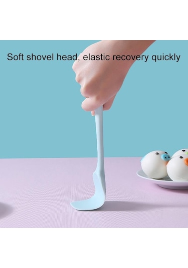 Şarap Kırmızısı 21 Cm Sıcak Evrensel Isıya Dayanıklı Entegre Kolu Silikon Kaşık Kazıyıcı Spatula Kek Dondurma Mutfak Aracı Malzemesi Bakeware